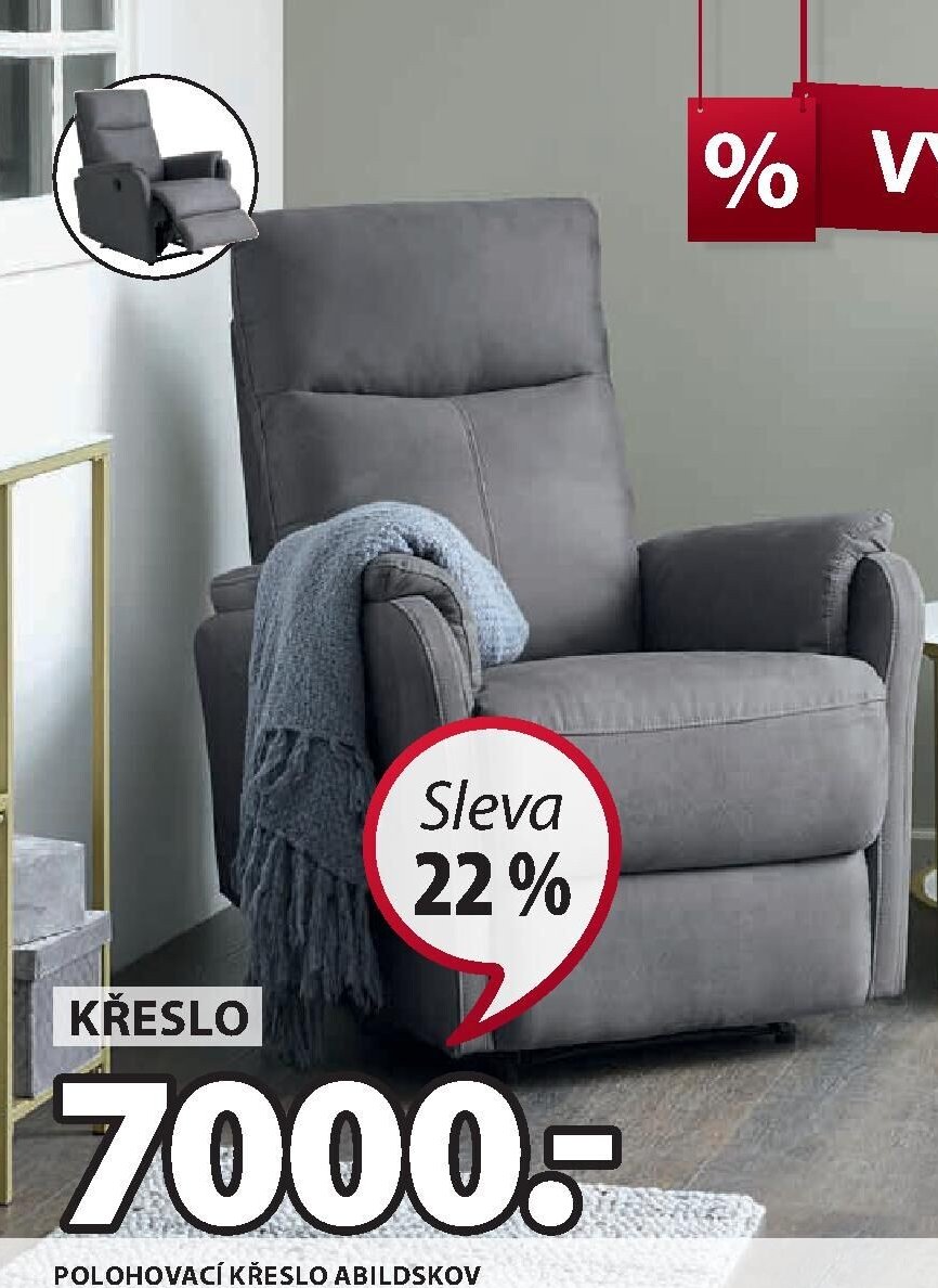 POLOHOVACÍ KŘESLO ABILDSKOV