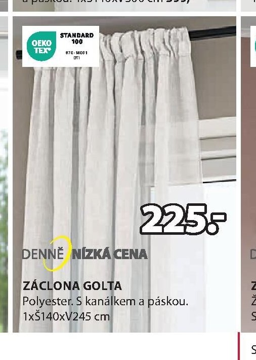 ZÁCLONA GOLTA