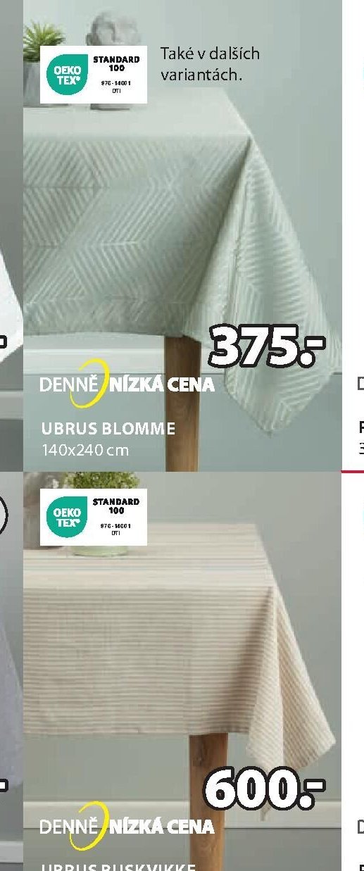 UBRUS BLOMME 140x240 cm