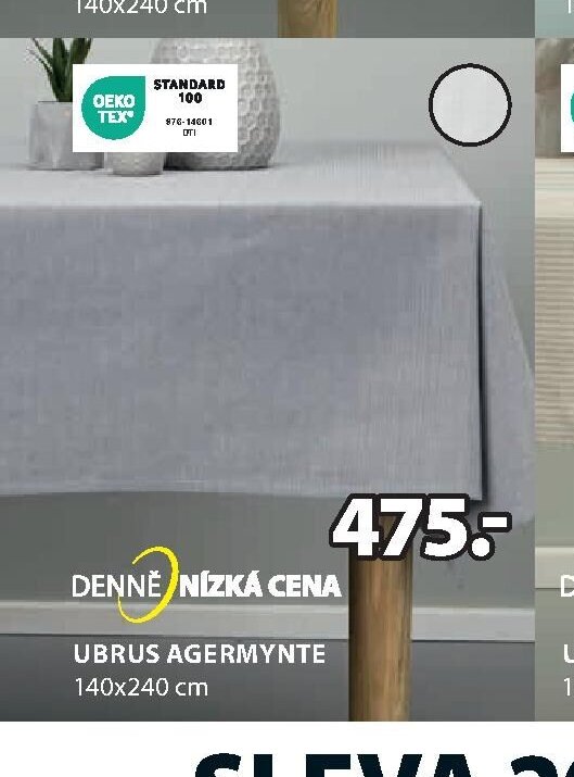 UBRUS AGERMYNTE 140x240 cm