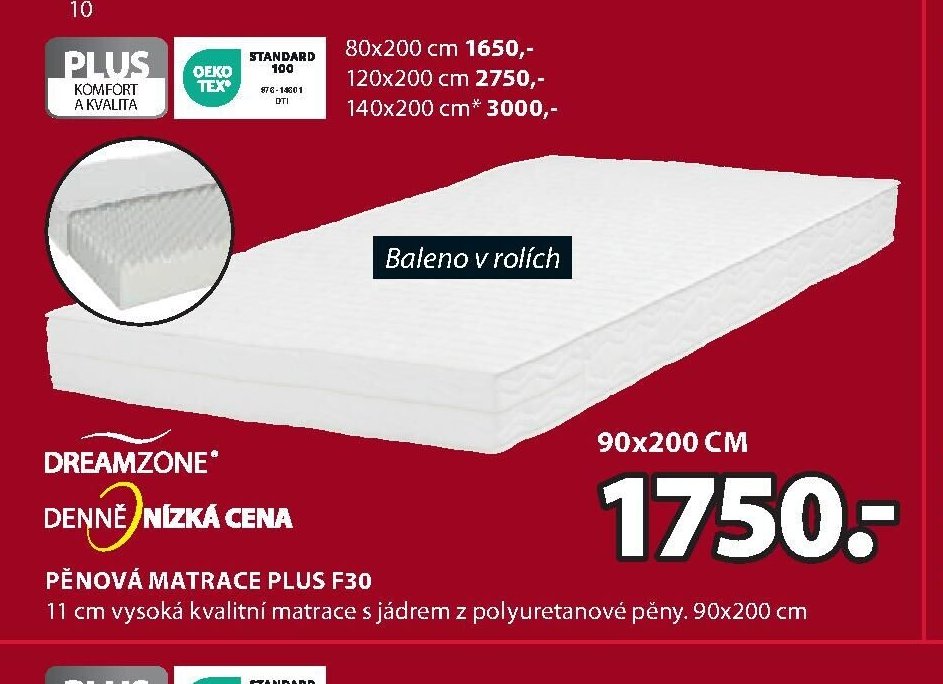 Matrace PLUS F30