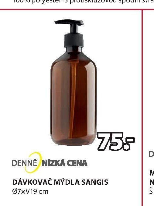 Dávkovač mýdla SANGIS