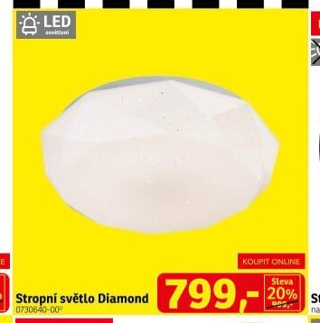 Stropní světlo Diamond