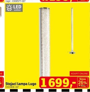 Stojací lampa Lugo