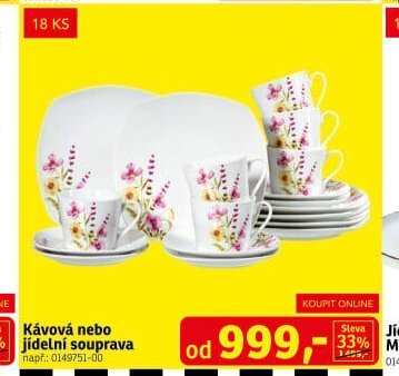 Kávová nebo jídelní souprava