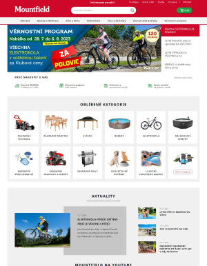 akční leták Mountfield 2.8.2023-8.8.2023