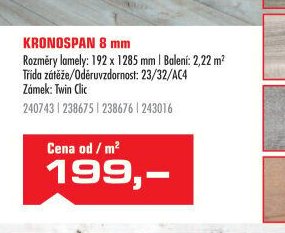 Kronospan 8 mm