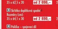 Skříňka doplňková spodní