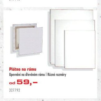 Plátno na rámu