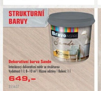 Dekorativní barva Sande