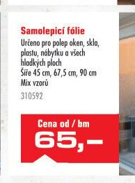 Samolepicí fólie