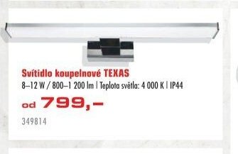 Svítidlo koupelnové TEXAS