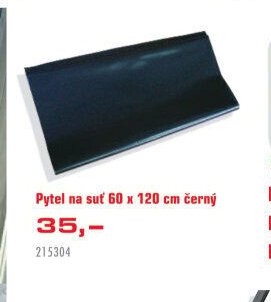 Pytel na suť 60 x 120 cm černý