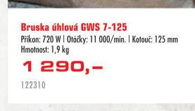 Bruska úhlová GWS 7-125