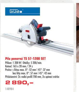 Pila ponorná TS 57-1200 SET