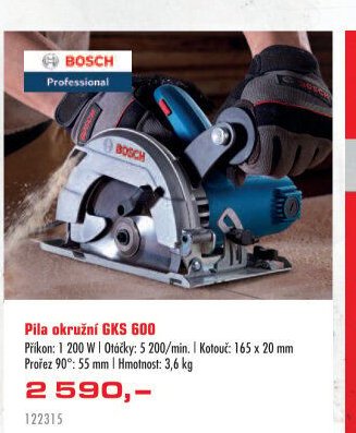 Pila okružní GKS 600