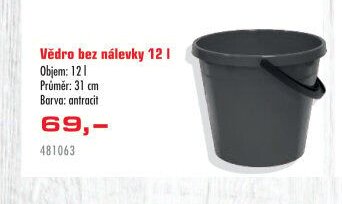 Vědro na nálevky 12 l