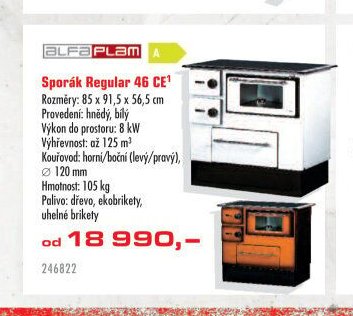 Sporák Regular 46 ECO