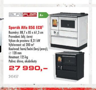 Sporák Alfa 85G ECO