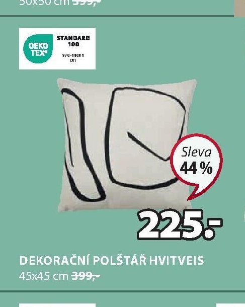 DEKORAČNÍ POLŠTÁŘ HVITVEIS