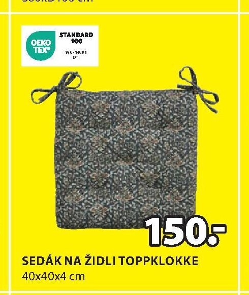 SEDÁK NA ŽIDLI TOPPKLOKKE