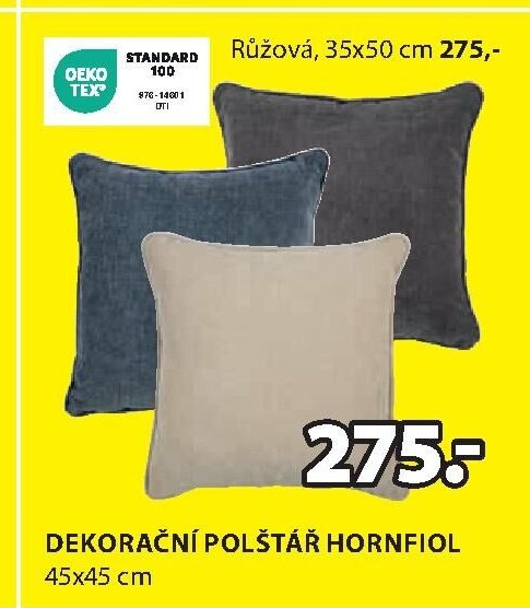 DEKORAČNÍ POLŠTÁŘ HORNFIOL