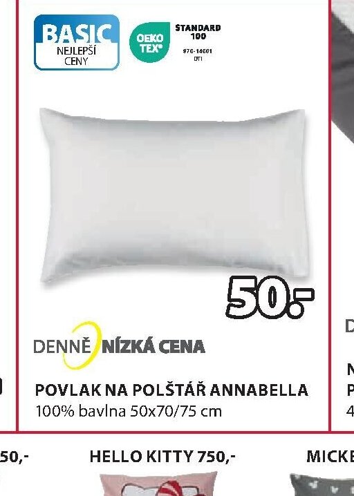 Povlak na polštář ANNABELLA