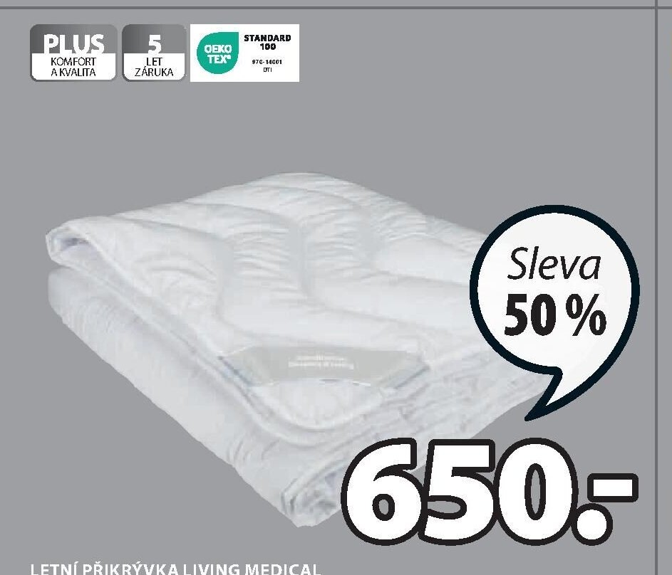 LETNÍ PŘIKRÝVKA LIVING MEDICAL