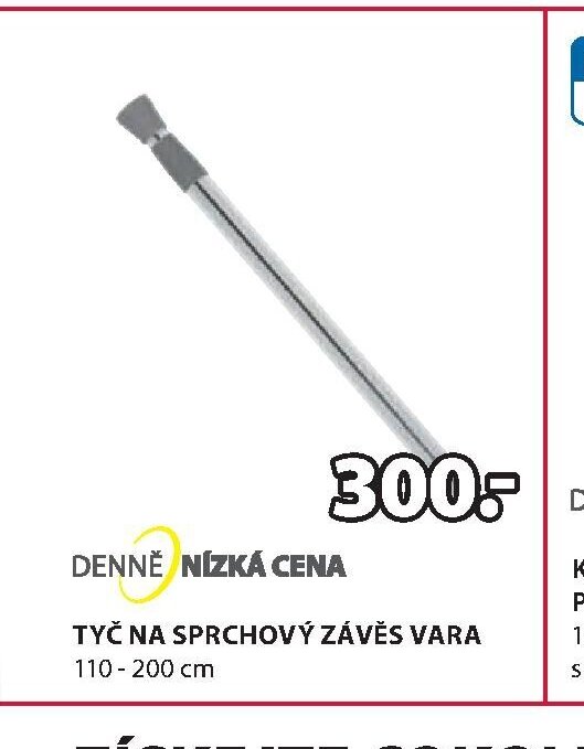 TYČ NA SPRCHOVÝ ZÁVĚS VARA