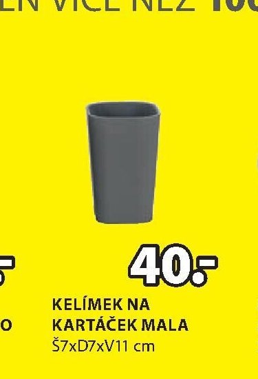 KELÍMEK NA KARTÁČEK MALA