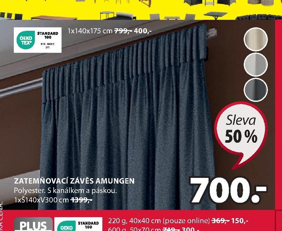 Zatemňovací závěs Amungen