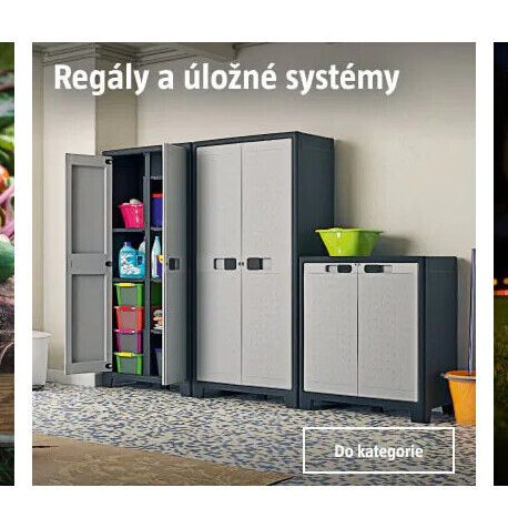 Regály a úložné systémy