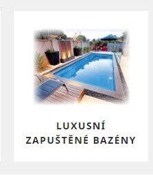 Luxusní zapuštěné bazény