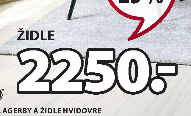 ŽIDLE HVIDOVRE