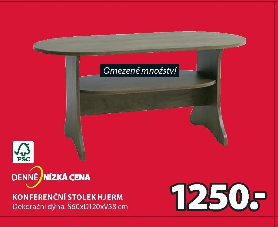 KONFERENČNÍ STOLEK HJERM