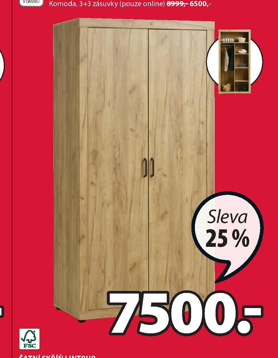 ŠATNÍ SKŘÍŇ LINTRUP