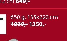 Přikrývka 650 g