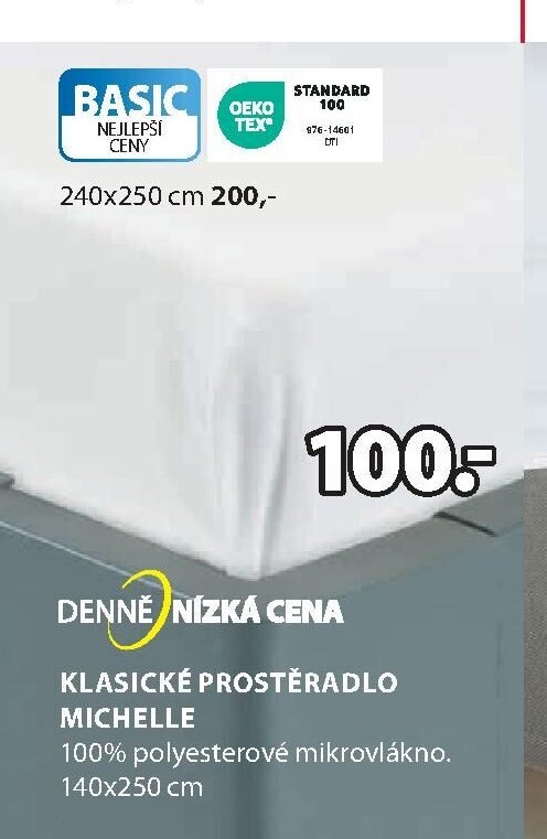 Klasické prostěradlo MICHELLE