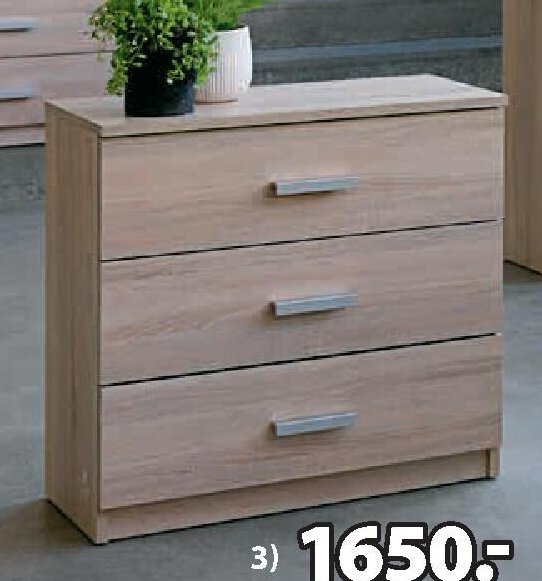 Komoda, 3 zásuvky TAPDRUP