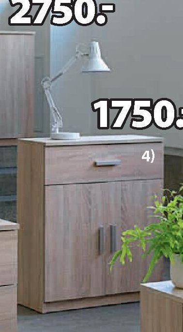 Komoda, 2 dveře, 1 zásuvka TAPDRUP