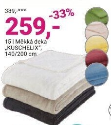 MĚKKÁ DEKA „KUSCHELIX“