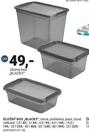 ÚLOŽNÝ BOX „BLACKY“