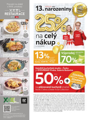 akční leták XXXLutz 14.8.2023-27.8.2023