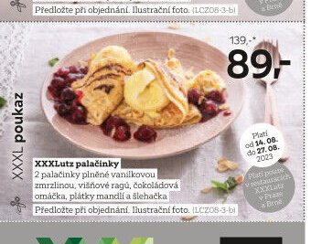 XXXLutz palačinky