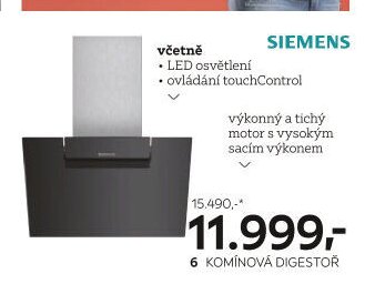 Komínová digestoř, LC67KEM60