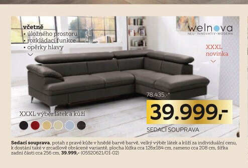 Sedací souprava Welnova