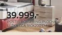 POSTEL BOXSPRING, PLOCHA LŮŽKA CCA 180X200 CM