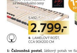 4 LAMELOVÝ ROŠT, CCA 90X200 CM