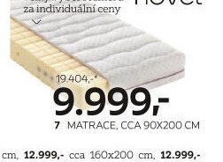 7 MATRACE, CCA 90X200 CM