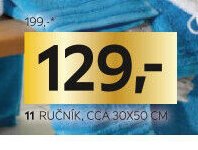 11 RUČNÍK, CCA 30X50 CM